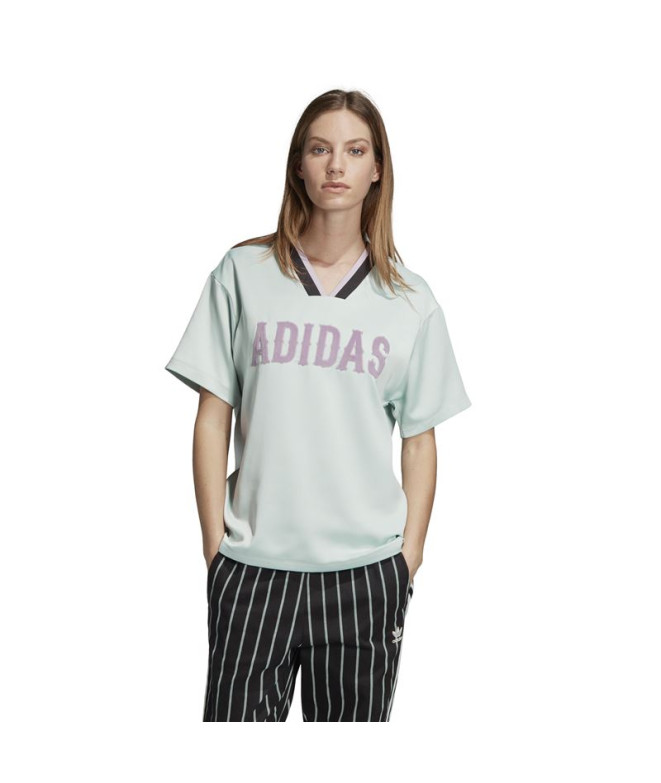 T-shirt adidas Bleu boyfriend Femme