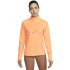 Sweat trail Nike de Dri-FIT orange Femme