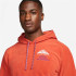 Sweat trail Nike de Mount Blanc orange Homme