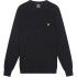 Sweatshirt Lyle & scott V1-Crew Laine d'agneau marron Hommes