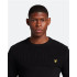 Sweatshirt Lyle & scott V1-Crew Laine d'agneau marron Hommes