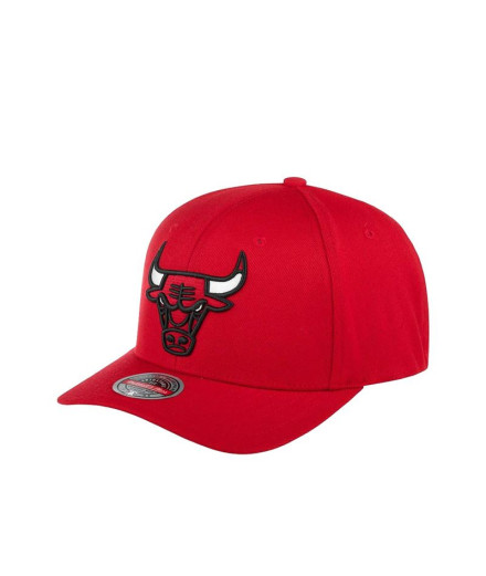 Casquette basket-ball de Mitchell & Ness Chicago Bulls rouge
