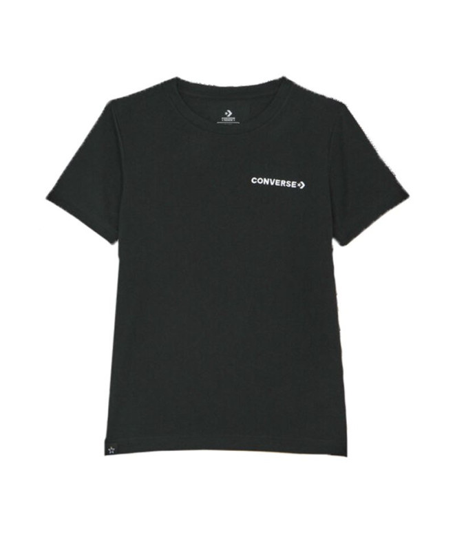T-shirt Converse Surplus de terrain noir Enfant