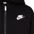 Veste Nike Zip complet noir Fille