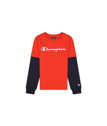 T-shirt Champion rouge Garçon