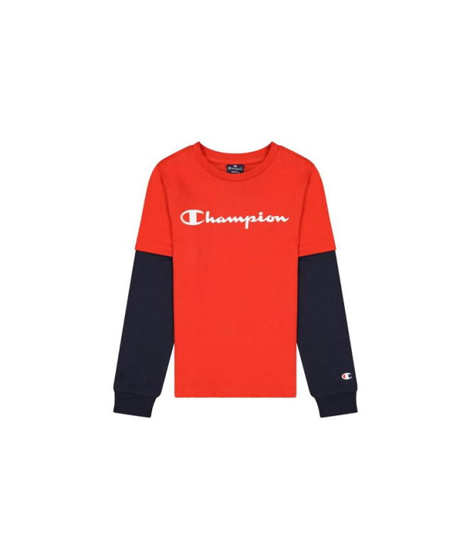 T-shirt Champion rouge Garçon