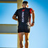 T-shirt de running Kamuabu SoyMaraton noir/rouge