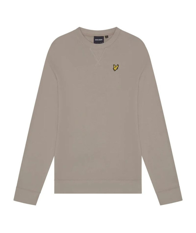 Sweat Lyle&Scott V1 Crew Neck Beige Homme