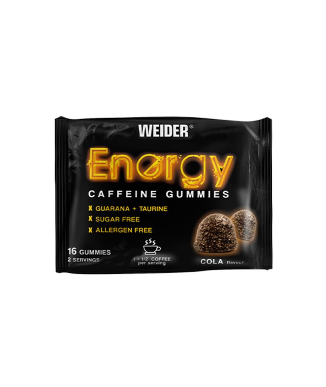 Bonbons Weider Gummies Énergie Caféine