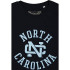 T-shirt Mitchell & Ness Université de Caroline du Nord noir Homme