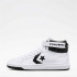 Chaussures Converse Pro Blaze Cup Strap amovible Mid white Homme