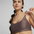 Brassiere de sport traning Puma Studio Ultrabare Strappy marron Femme