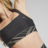 Puma Mid Impact Deco Glam noir brassiere de sport tranchant pour femmes