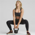 Puma Mid Impact Deco Glam noir brassiere de sport tranchant pour femmes