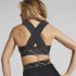 Puma Mid Impact Deco Glam noir brassiere de sport tranchant pour femmes