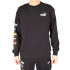 Sweatshirt Puma Repeat Graphic Crew noir Homme