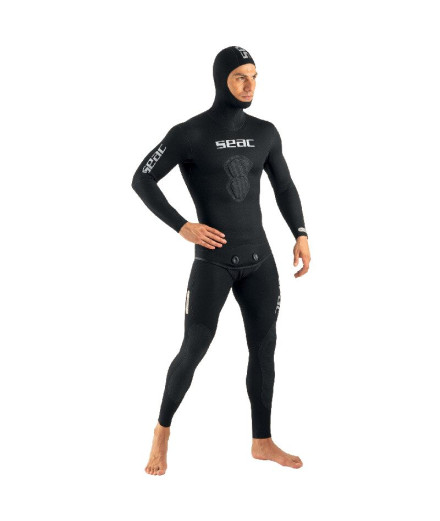 chasse Sous-Marine Combinaison Seac Shark 5 mm noir Homme