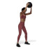 Yoga Leggings adidas Studio 7/8 Femmes Rouge