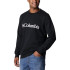 Columbia™ Logo Fleece Crew Mountain Sweatshirt Noir Hommes