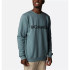 Columbia™ Logo Fleece Crew Mountain Sweatshirt Green Hommes