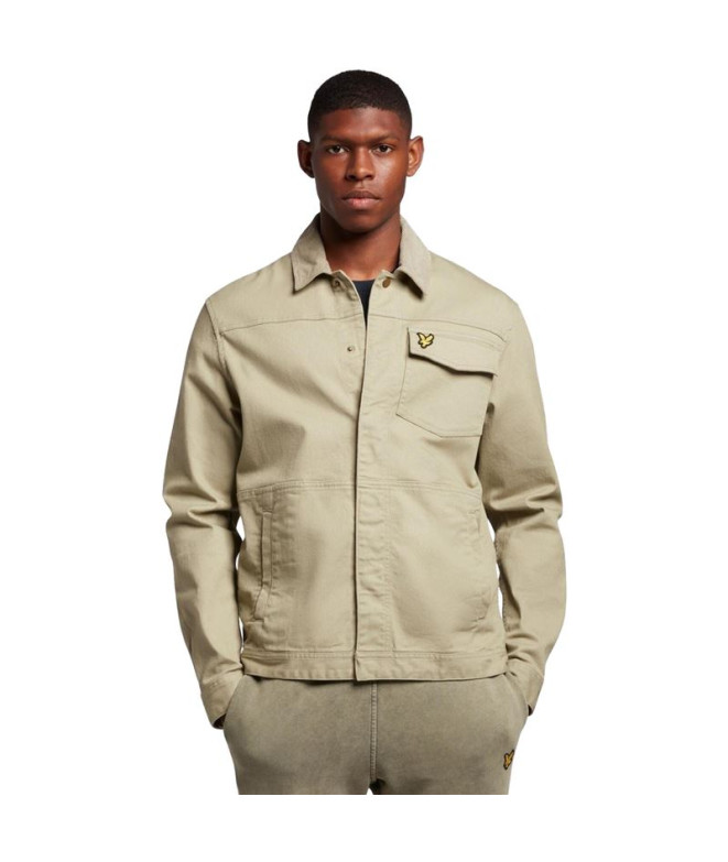 Lyle & Scott Cord Collar Trucker Hommes -...