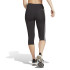 Leggings de running adidas Train Essentials 3-Stripes Femme Noir