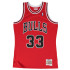 T-shirt Basket-ball de Mitchell & Ness Chicago Bull Scotie Pippen Rouge Homme