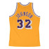 T-shirt Basket-ball de Mitchell & Ness La Lakers Magic Jhonson Yellow Homme