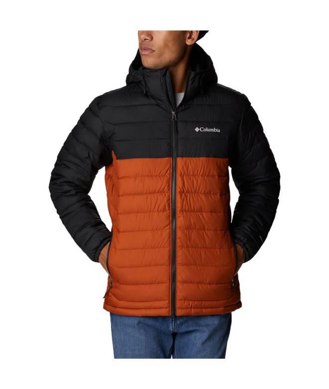 Mountain Jacket Columbia Powder Lite Orange Hommes