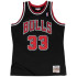 T-shirt Basket-ball de Mitchell & Ness Chicago Bull Scotie Pippen Noir Homme