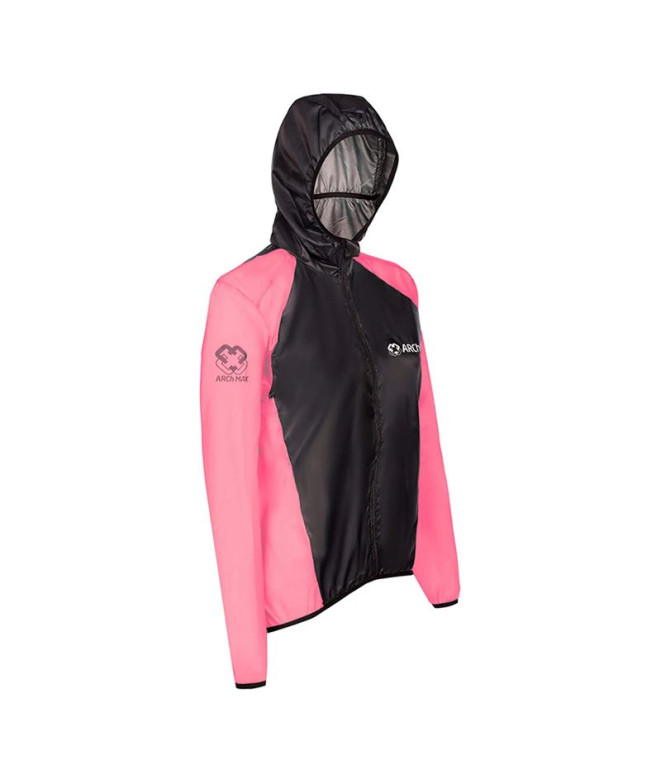 Veste de Running Arch Max Windstopper Rose Homme