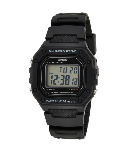 Montre Casio W-218H-1Avef Noir