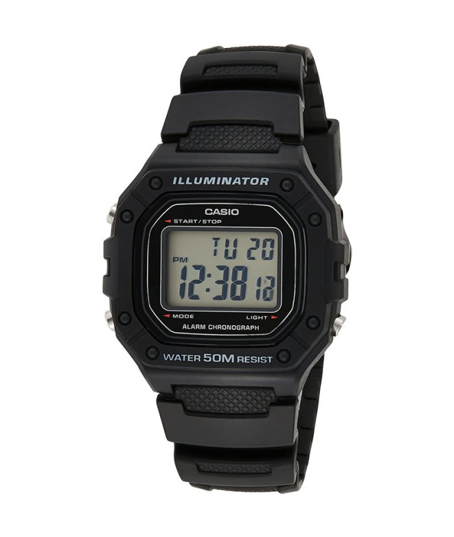 Montre Casio W-218H-1Avef Noir