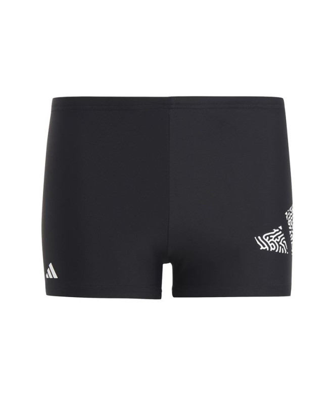 Maillot de bain adidas 3 Bar Kids Black