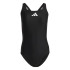 Maillot de bain Natation adidas de 3 Bars Black Femme
