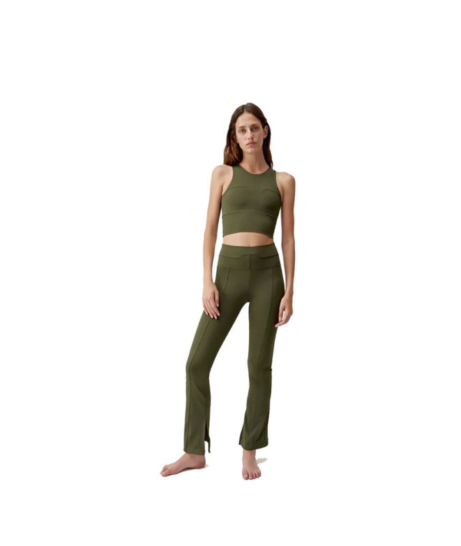 Brassiere de sport Born Living Yoga Chiara Vert...