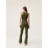 Brassiere de sport Born Living Yoga Chiara Vert pour femme