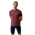 Born Living Yoga T-Shirt Otawa Rouge Vin Homme