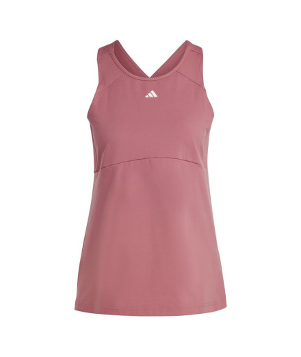 T-Shirt Yoga adidas Studio Femme Rose