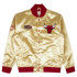 Veste Basket-ball de Mitchell & Ness Chicago Bulls Gold