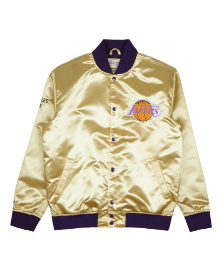 Veste Basket-ball de Mitchell & Ness Los Angeles Lakers Gold