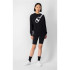 Sweat Champion Logo diagonal noir Femme