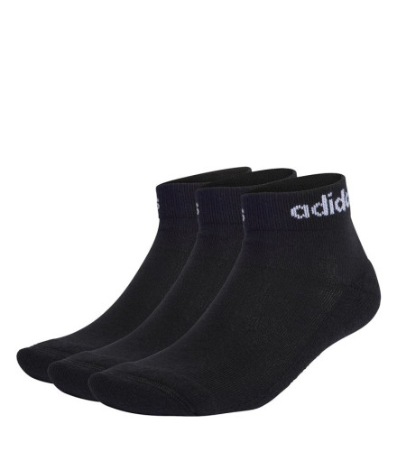 Chaussettes de sport adidas Linear Noir Unisexe