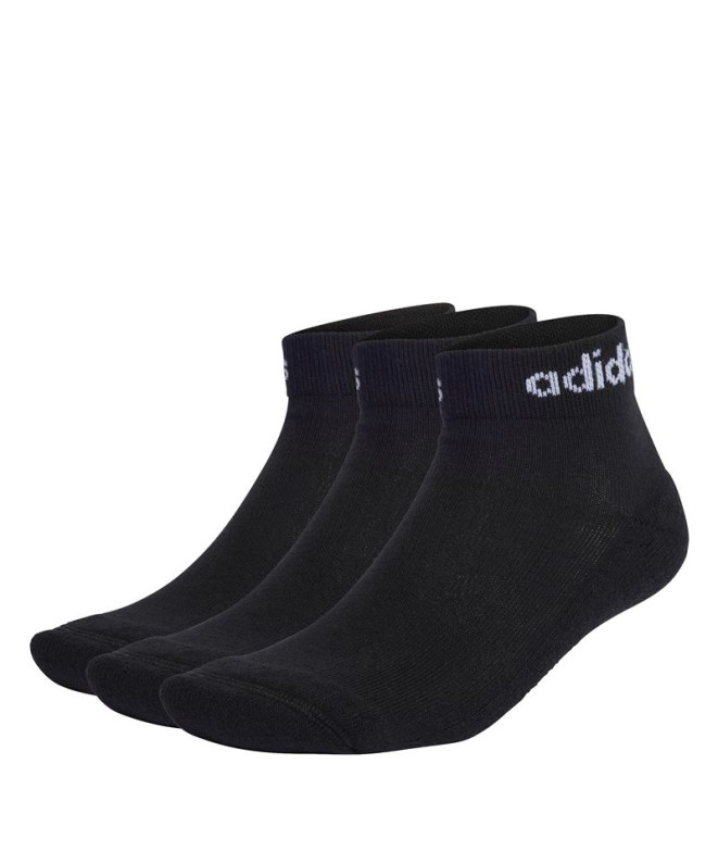 Chaussettes de sport adidas Linear Noir Unisexe