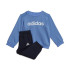 Tracksuit adidas I Lin Fl Jog Kids Blue