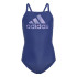 Maillot de bain adidas Big Logo Bleu Maillot de bain fille