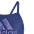Maillot de bain adidas Big Logo Bleu Maillot de bain fille