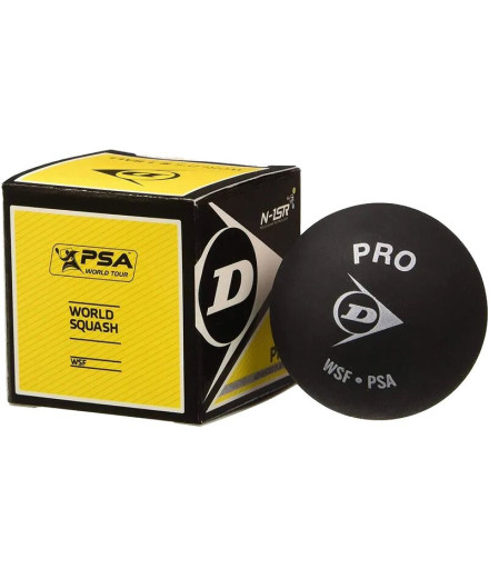 Balle Squash Dunlop de Revelation Pro Black