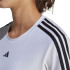 T-Shirt Fitness adidas Essentials 3-Stripes Femmes Blanc