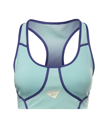 Fitness Sports Bra Reebok Les Mills Colorblock Bleu...